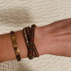 Chan Luu leather wrap bracelet